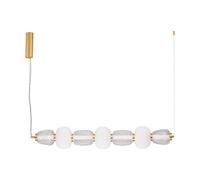 Luminosa Lighting Luminosa Movil Bar Pendant Ceiling Light Clear, Opal, Platinum Gold Triac Dimmable Led 42W 2730Lm 3000K