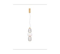 Luminosa Lighting Luminosa Movil Slim Pendant Ceiling Light Clear, Opal, Platinum Gold Triac Dimmable Led 28W 1820Lm 3000K