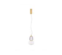 Luminosa Lighting Luminosa Movil Slim Pendant Ceiling Light Clear, Opal, Platinum Gold Triac Dimmable Led 18W 1170Lm 3000K