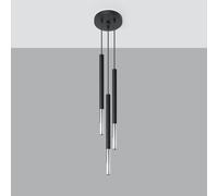 Ceiling Lamp MOZAICA 3P Steel Black/Chrome G9 LED SOLLUX LIGHTING Any room new