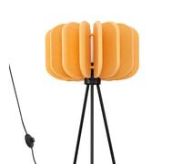 Luminosa Lighting Luminosa Mula Tripod Floor Lamp Yellow, Black 1X E27