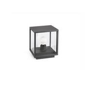 Luminosa Lighting Luminosa Nala 1 Light Outdoor Pedestal Light Dark Grey Ip54, E27