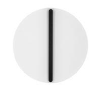Luminosa Lighting Luminosa Nalu 40Cm Flush Wall Lamp Black, White Triac Dimmable Led 28W 1680Lm 3000K