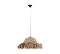 Luminosa Lighting Luminosa Natu 52.5Cm Dome Pendant Ceiling Light Natural E27 3X12W