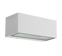 Leds-C4 Nemesis Aluminium - 1 Light Outdoor Wall Light White IP54, E27