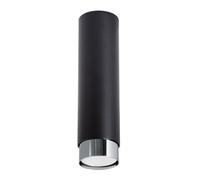 Luminosa Lighting Luminosa Nero Modern Surface Mounted Ceiling Lamp Large Black, Chrome
