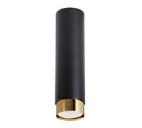 Luminosa Lighting Luminosa Nero Modern Surface Mounted Ceiling Lamp Large Black, Gold