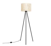 Luminosa Lighting Luminosa Nevia Tripod Floor Lamp Beige Marble, Black 1X E27