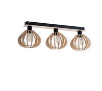 Luminosa Lighting Luminosa Nicoleta Ceiling Spotlight Bar Black, 62Cm, 3X E27