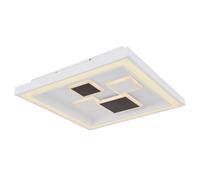 Luminosa Lighting Luminosa Nolo Integrated Led Semi Flush Ceiling Light White Led Dimmable 3000-6000K Remote Control Timer Tuya Smart