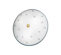 austrolux KOLARZ wall light Nonna scattered flower, Ø 42 cm, blue