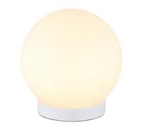 Luminosa Lighting Luminosa Norta Globe Table Lamp White Matt Ball Opal Glass Shade 1X E27