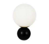 Luminosa Lighting Luminosa Nostalgia Modern Wall Lamp Matt Gold, Glass Shade