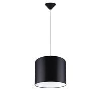 Luminosa Lighting Luminosa Nova Cylindrical Pendant Ceiling Light 30Cm Black