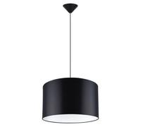 Luminosa Lighting Luminosa Nova Cylindrical Pendant Ceiling Light 40Cm Black