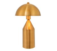 Luminosa Lighting Luminosa Nova Table Lamp Antique Brass Plate & Gloss White 1 Light Ip20 - E27
