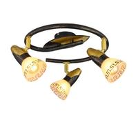 Luminosa Lighting Luminosa Novara Ceiling Spotlight Clusters Gold Colours Patinated 3X E14