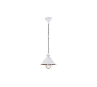 Luminosa Lighting Luminosa Ntica 1 Light Small Outdoor Ceiling Pendant Light White, Copper, E27