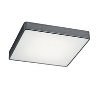 Luminosa Lighting Luminosa Ontario Flush Ceiling Light Dark-Grey Structure 45Cm