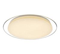 Luminosa Lighting Luminosa Optima Decorative Flush Ceiling Light White Led Dimmable 2700-6500K Remote Control Timer