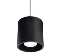 Luminosa Lighting Luminosa Orbis 1 Light Round Ceiling Pendant Black, Gu10