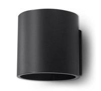 Luminosa Lighting Luminosa Orbis 1 Light Up Down Wall Light Black, G9