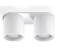 Luminosa Lighting Luminosa Orbis 2 Light Suface Mounted Downlight White, Gu10