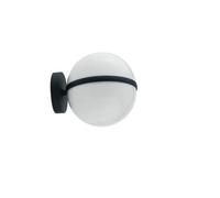 Luminosa Lighting Luminosa Orbit Outdoor Globe Wall Light Black, Ip44 25X20Cm