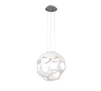 Luminosa Lighting Luminosa Organica Pendant 9 Light G9 Max 5W, Gloss White/polished Chrome