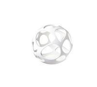 Luminosa Lighting Luminosa Organica Table Lamp 3 Light E27, Gloss White, Polished Chrome