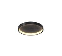 Luminosa Lighting Luminosa Orign Modern 40Cm Integrated Led Semi Flush Ceiling Light Black 3000K 450Lm