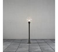 Luminosa Lighting Luminosa Orion Outdoor Classic Short Bollard Incl. Black Clear Glass, Ip44