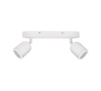 Luminosa Lighting Luminosa Orson Twin Bathroom Spotlight Sandy White Gu10 2X10W Ip44