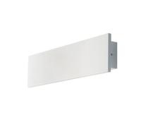 Luminosa Lighting Luminosa Ortisei Led Plaster Flush Wall Light, White, 4000K