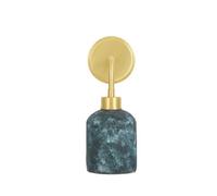 Luminosa Lighting Luminosa Osier Wall Light Blue Earth, Satin Brass