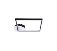 Luminosa Lighting Luminosa Oslo Integrated Led Semi Flush Ceiling Light Matt Black Led 3000K