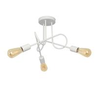 Luminosa Lighting Luminosa Oxford Multi Arm Semi Flush Ceiling Light White 50Cm