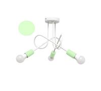 Luminosa Lighting Luminosa Oxford Multi Arm Semi Flush Ceiling Light White, Minth 50Cm