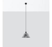Luminosa Lighting Luminosa Pablito Dome Pendant Light Grey E27
