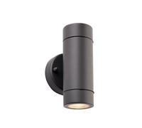 Luminosa Lighting Luminosa Palin Outdoor Up Down Dimmable Wall Light Anthracite, Ip44