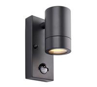 Luminosa Lighting Luminosa Palin Pir Outdoor Down Wall Lamp Anthracite Grey Ip44