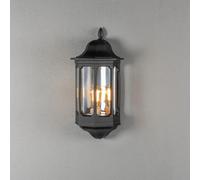 Luminosa Lighting Luminosa Pallas Outdoor Classic Lantern Wall Light Matt Black, Ip23