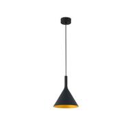 Netlighting Pam Led Large Dome Ceiling Pendant Light Black, Gold