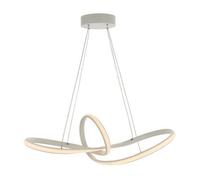 Luminosa Lighting Luminosa Paradox Led Ceiling Pendant Matt White & White Acrylic