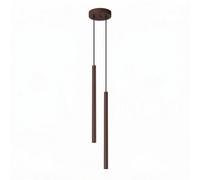 Luminosa Lighting Luminosa Pastelo Cluster Pendant Ceiling Light Brown 2X G9