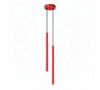 Luminosa Lighting Luminosa Pastelo Cluster Pendant Ceiling Light Red 2X G9