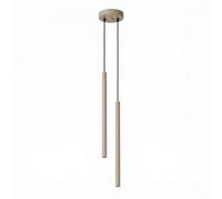 Luminosa Lighting Luminosa Pastelo Cluster Pendant Ceiling Light Taupe 2X G9
