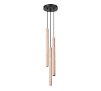 Luminosa Lighting Luminosa Pastelo Modern Batten Wood 3X G9