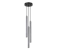 Luminosa Lighting Luminosa Pastelo Modern Cluster Pendant Ceiling Light Concrete 3X G9