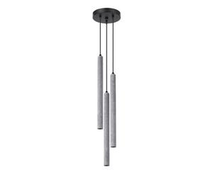 Luminosa Lighting Luminosa Pastelo Modern Cluster Pendant Ceiling Light Concrete 3X G9